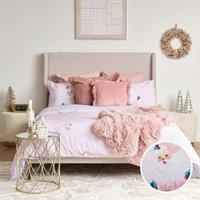 Vintage Christmas Santa Duvet Cover and Pillowcase Set