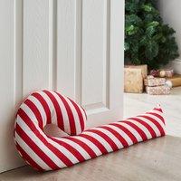 Christmas Candy Cane Draught Excluder
