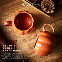 Set of 2 Pumpkin Mugs