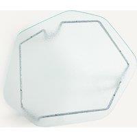 Oasis Coffee Table in Glass and Iron, H33cm