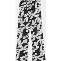 Printed Wide Leg Trousers with Elasticated Waistband