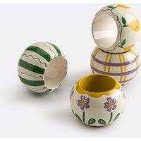 Set of 4 Halia Mango Wood Napkin Rings