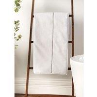 Zero Twist Satin Stitch Bath Towel