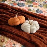 Knitted Pumpkin Dcor/Cushion