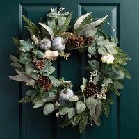 65cm Artificial Premium Pumpkin Wreath