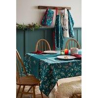 Christmas Holly & Mistletoe Table Runner - 33x220cm