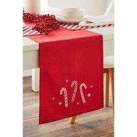 Christmas Candy Cane Table Runner - 33x220cm