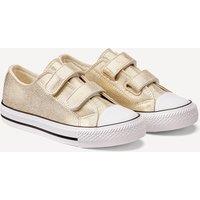 Kids Metallic Trainers with Touch 'n' Close Fastening