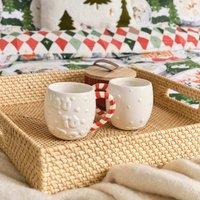 Set of 2 Candy Cane Mugs