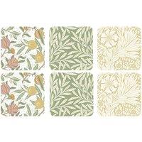 Set of 6 Morris & Co. Simply Mixed Coasters