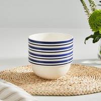 Set of 4 Potter's Stripe 14cm Stacking Bowls