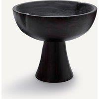 Kuchoma Burnt Mahogany Dish on Stand