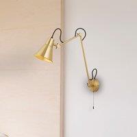 Brass Metal Swing Arm Wall Light