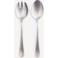 Set of Ritual Salad Servers in Brushed Stainless Steel