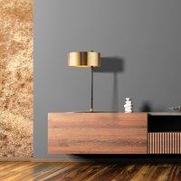 Black and Gold Metal Table Lamp