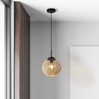 Hammered Glass Pendant Light