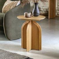 Garner Curve Oak Side Table
