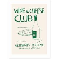 Wine Cheese by Stephie Cardona