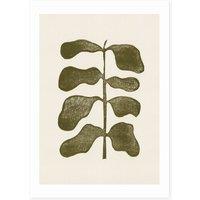 Linocut Plant by Alisa Galitsyna