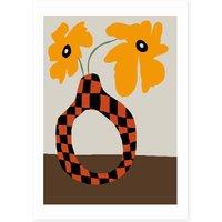 Modern Pottery and Flower by Miho Art Studio