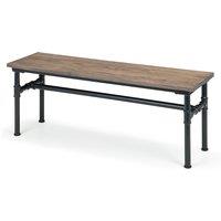 Abraham Solid Elm Wood Dining Bench (Seats 2)