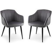 Henri Velvet Dining Chairs (Set of 2)