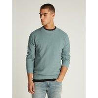 Crew Neck Jumper in Textured Knit