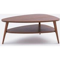 Vintage Coffee Table with Double Walnut Tray, Quilda