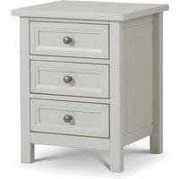 Portland Shaker Style 3 Drawer Bedside Table