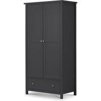 Portland Shaker Style 2 Door Combination Wardrobe