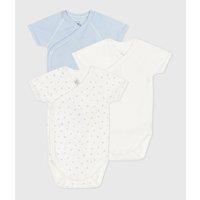 Pack of 3 Bodysuits with Short Sleeves