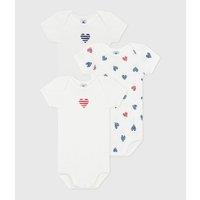 Pack of 3 Bodysuits with Short Sleeves