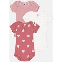 Pack of 3 Bodysuits with Short Sleeves