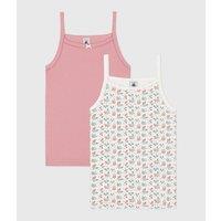 Set of 2 Shoestring-Straps Vests