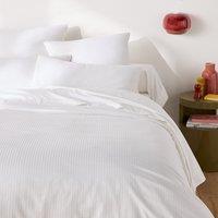 Opale Striped Cotton Sateen Duvet Cover