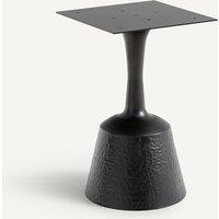 Leor Table Base in Hammered Iron