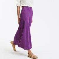 Signatures Marion Full Maxi Skirt in Viscose/Linen