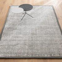 Net Hand-Tufted Rug in Lyocell and Wool