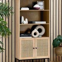 Indiya Tall Rattan Display Unit