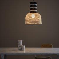 Tribe Pendant Lamp in Bamboo and Woven Paper