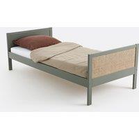 Single Bed in Pine and Cane with Base, Caneo