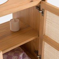 Jaka Vanity Unit Made of Pine and Cane