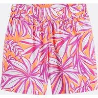 Floral Print Shorts with Elasticated Waistband