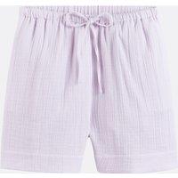 Cotton Muslin Shorts with Elasticated Waistband