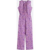 Printed Sleeveless Jumpsuit