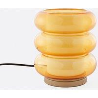 Table Lamp in Amber Glass Armillo