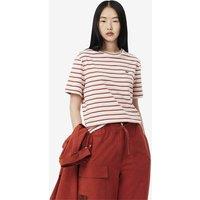 Short-sleeved striped T-shirt