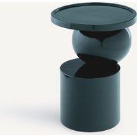 Glossy Acacia Side Table with A Glossy Finish