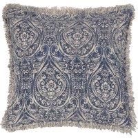 Durelle Damask Fringed Filled Cushion