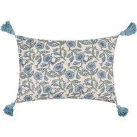 Delphine Floral Tasselled Filled Cushion